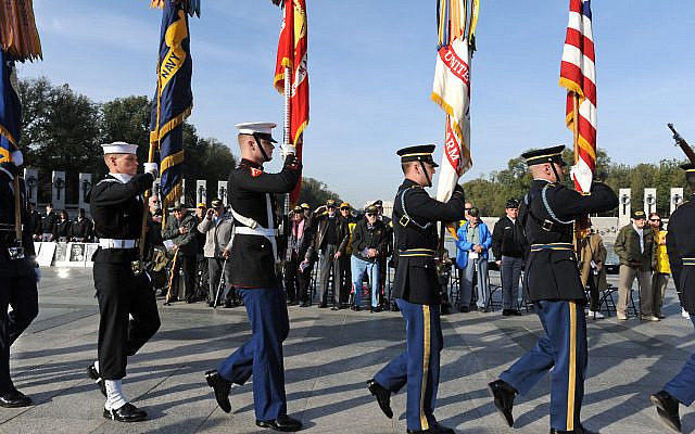 On Monday, November 11, 2019, the nation observed Veterans Day. Washington D.C. events included a Veterans Day Breakfast; commemorative events at the National World War II Memorial, the National Observance at Arlington National Cemetery, the Vietnam Veterans Memorial and at the Pershing grave site at Arlington National Cemetery for a World War I Armistice commemoration attended by representatives of the allied nations of World War I.     

VA photo by Robert Turtil
