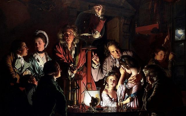This 1768 painting, 'An Experiment on a Bird in the Air Pump' by Joseph Wright depicts an experiment performed by Robert Boyle in 1660. (Public Domain/ Wikimedia Commons) This 1768 painting, 'An Experiment on a Bird in the Air Pump' by Joseph Wright depicts an experiment performed by Robert Boyle in 1660. (Public Domain/ Wikimedia Commons)