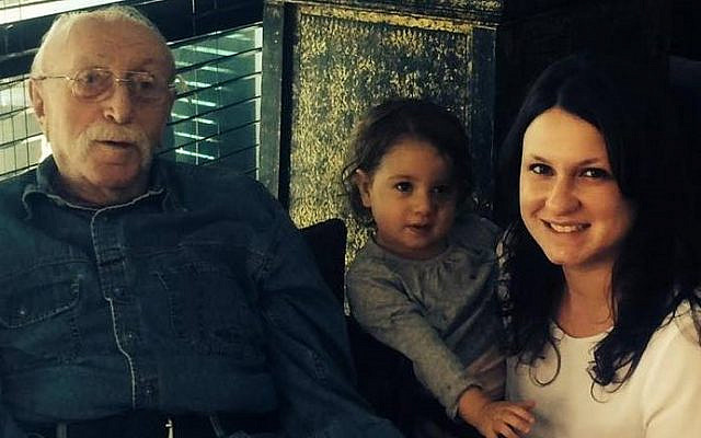 Myself, daughter and late cousin Isaac Klein (z'l) identical twin and survivor of Dr. Mengele. (courtesy)