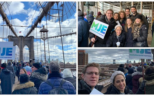 Scenes from the rally in New York City. (Photo: Courtesy Rabbi Mark Wildes)