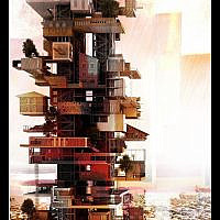 Vertical City. Prkov-Kutzenov-Garashenko, Ukraine.