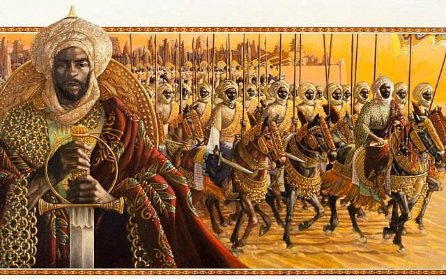 Artists depiction of Mansa Musa and his entourage. (CC BY-SA, HistoryNmoor/ Wikimedia Commons)