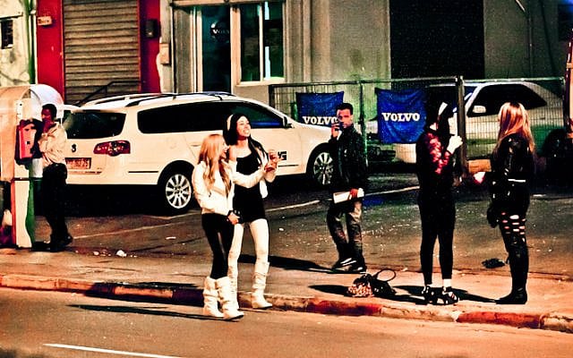 Prostitutes in the old central bus station area (the red light disrict in Tel Aviv) earn as little as 50 shekels (around 10 euros) for sexual services and some of them sleep with up to 30 men a day.