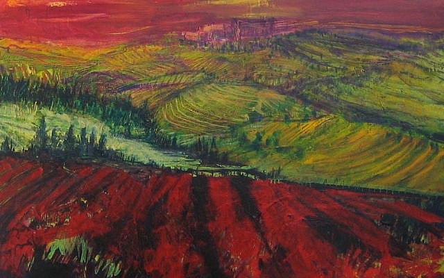 Photo by Alan Newman, painting by Leah Raab