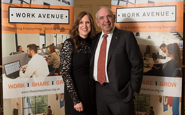 Debbie with Richard (Blake Ezra Photography via Jewish News)