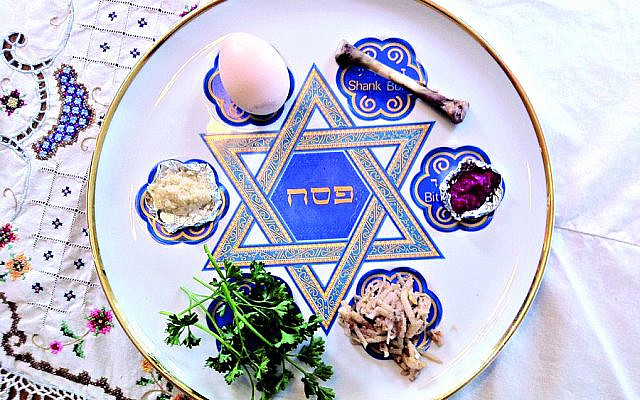 Illustrative. Seder plate. (Jewish News)