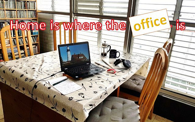 Lucky me, working from home