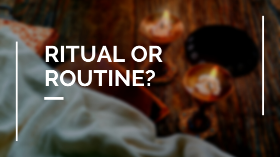 The Blogs: Ritual or Routine? | Rishe Groner | The Times of Israel