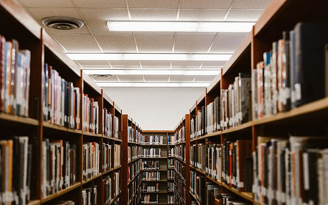 University library 
(Photo by Priscilla Du Preez on Unsplash via Jewish News )