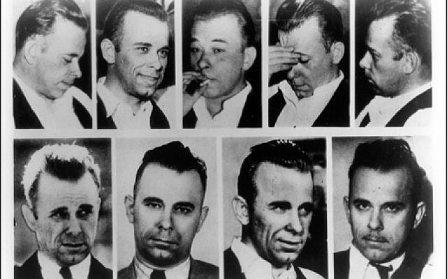 Many different faces of John Dillinger. (Public Domain/ FBI files/ Wikimedia Commons)
