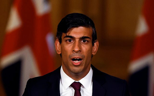 Chancellor of the Exchequer Rishi Sunak. via Jewish News Chancellor of the Exchequer Rishi Sunak. via Jewish News