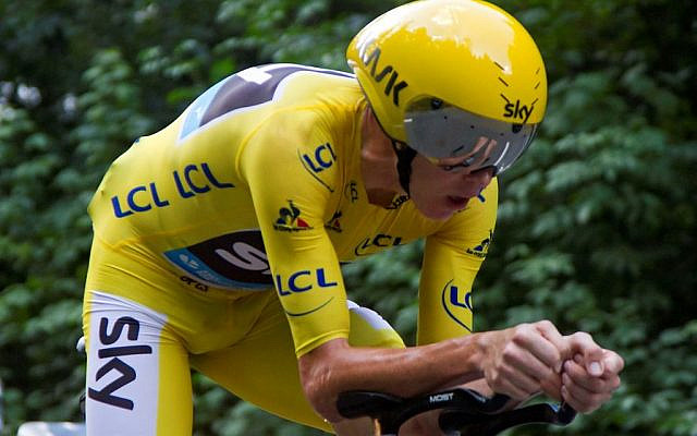 Froome in action during the 2016 Tour De France. (Jewish News)