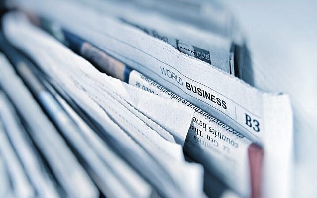 Newspaper (Photo by AbsolutVision on Unsplash via Jewish News)