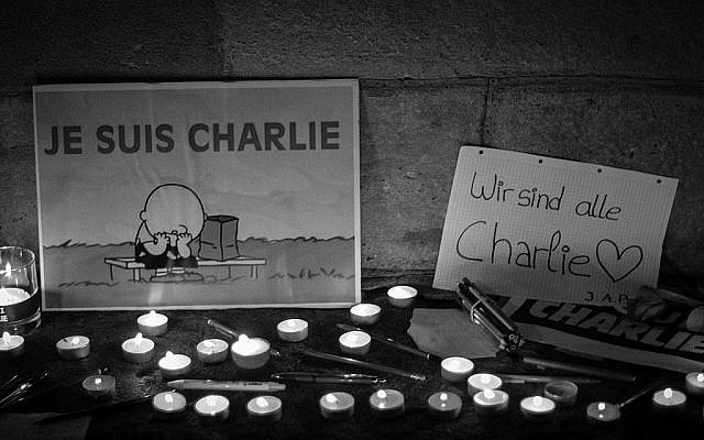 Toulouse, January 8, 2015: signs say 'I am Charlie' in French, and 'We are all Charlie' in German (Wikipedia image). Toulouse, January 8, 2015: signs say 'I am Charlie' in French, and 'We are all Charlie' in German (Wikipedia image).