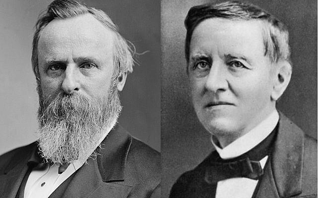 Rutherford B. Hayes (l) and Samuel J. Tilden. (Public Domain/ Wikimedia Commons) Rutherford B. Hayes (l) and Samuel J. Tilden. (Public Domain/ Wikimedia Commons)