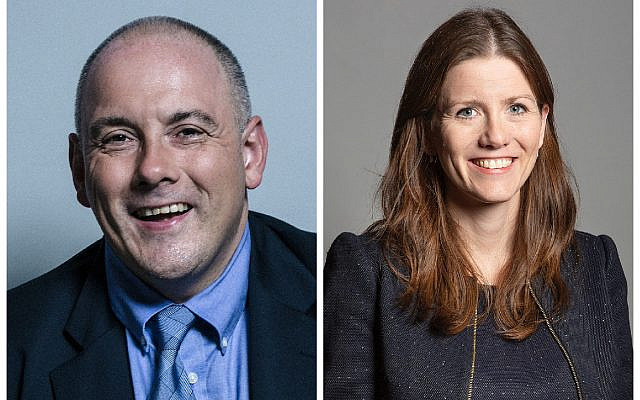 Rob Halfon and  Michelle Donelan (Jewish News)