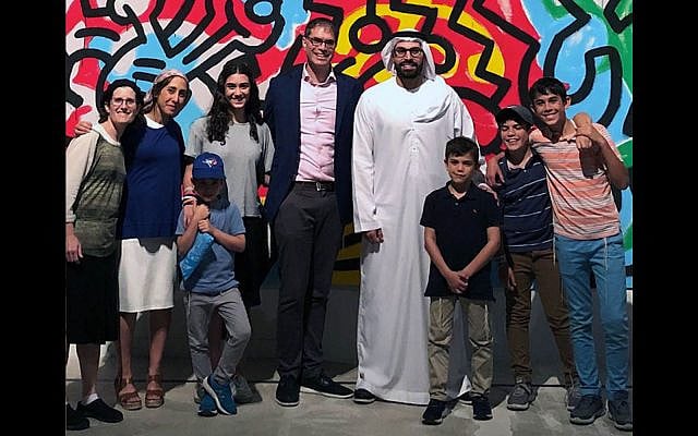 The Sarna family in the UAE (Courtesy Michelle Sarna)