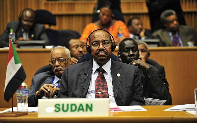 Omar Hassan Ahmad al-Bashir, the former president of Sudan, listens to a speech during the opening of the 20th session of The New Partnership for Africa's Development in Addis Ababa, Ethiopia. (Source: WIkimedia Commons. Credit: U.S. Navy photo by Mass Communication Specialist 2nd Class Jesse B. Awalt/Released via Jewish News)