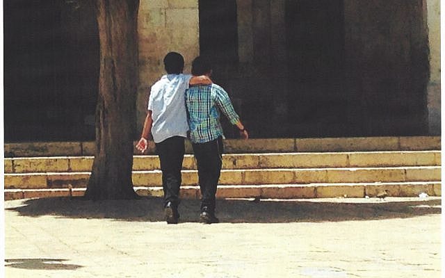 Two friends in Jerusalem. Courtesy of the author.