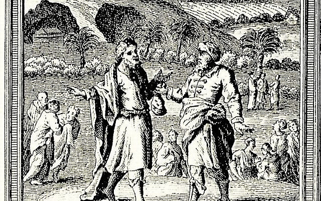 'Abraham Buys the Field of Ephron the Hittite,' by William Hogarth, c. 1725. (Wikipedia) 'Abraham Buys the Field of Ephron the Hittite,' by William Hogarth, c. 1725. (Wikipedia)