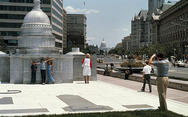 Freedom Plaza, Washington DC.  Tom Bernard, Photographer.   Photo by permission of VSBA Architects and Planners.
