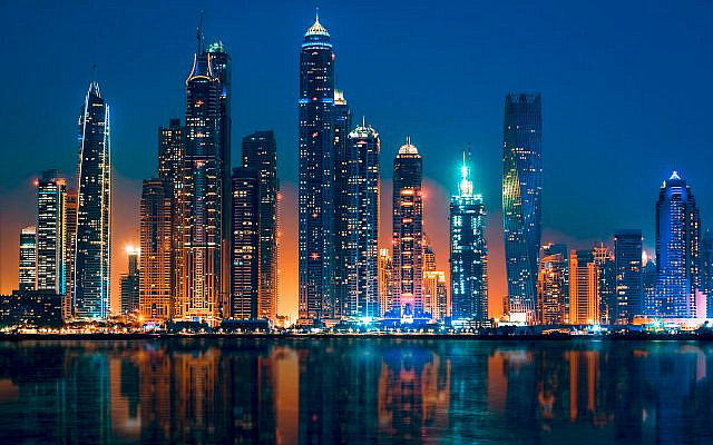 View of Dubai by night (iStock)