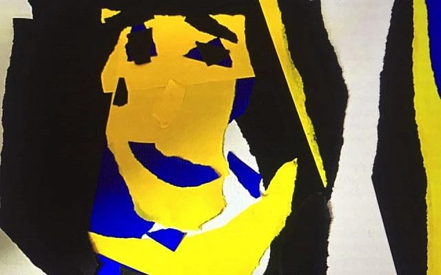'I used two dark colors with a bright color to symbolize the energy within my soul. The intentional gaps are spaces we as humans are pursuing to fill with external materials instead of looking within ourselves.' DePaul University student, Chicago