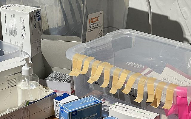 One bandaid every three minutes.
Photo courtesy Vicki Cabot