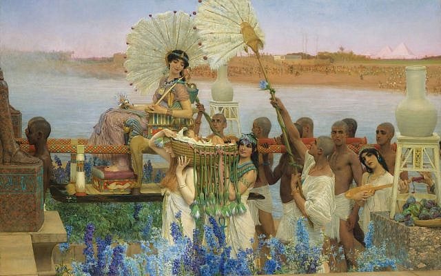 The Finding of Moses, by Lawrence Alma-Tadema, 1904. (Wikipedia)