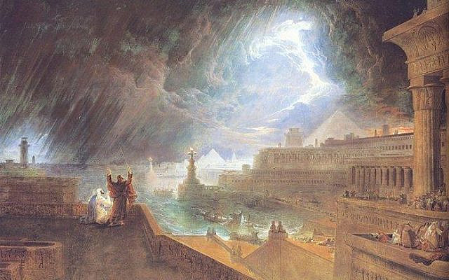 The Seventh Plague of Egypt, by John Martin. (Wikipedia)