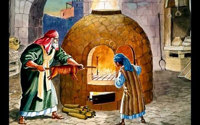 Cooking the Paschal offering. (via YouTube)