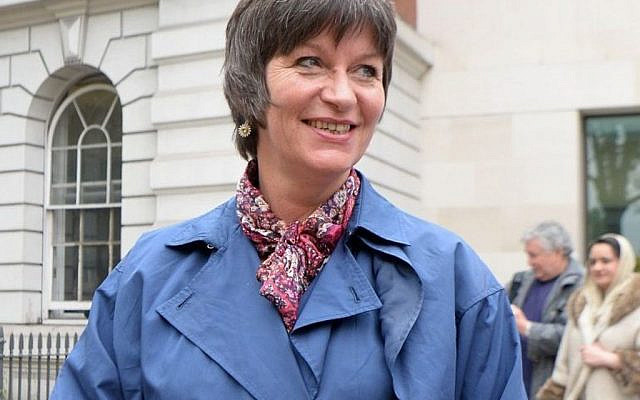 A 2018 photo of Alison Chabloz leaving Westminster Magistrates' Court, London

(Photo credit: Victoria Jones/PA Wire via Jewish News)