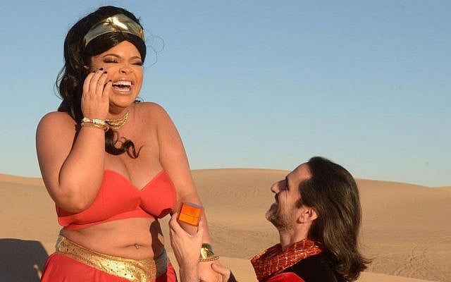 Trisha Paytas in the music video for her song 'I Love You, Moses' (screenshot)