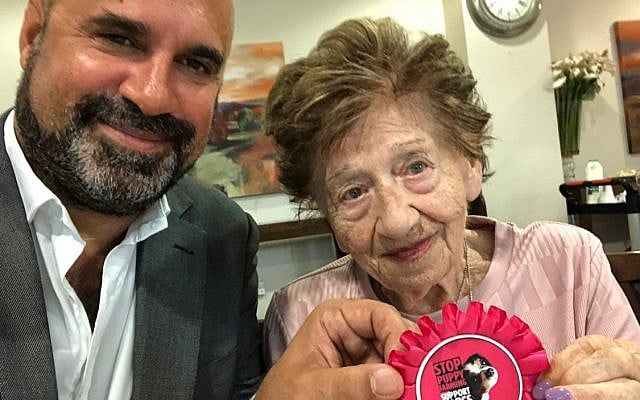 Marc with Grandma Judy (Jewish News)