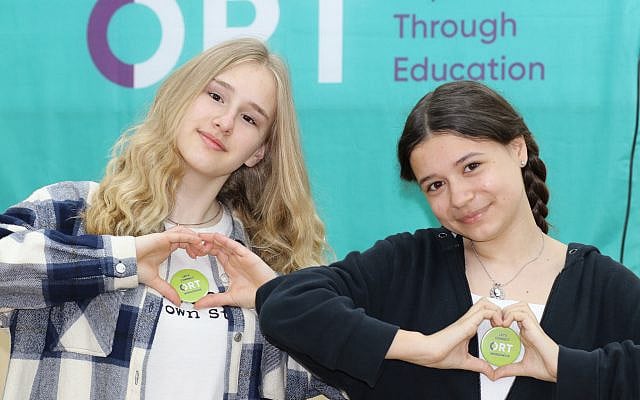 Pupils at the ORT School in Odessa, Ukraine