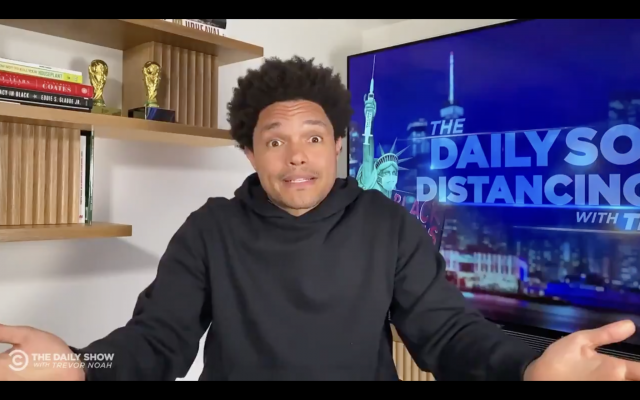 Trevor Noah in a screenshot from the May 11, 2021 episode of the Daily Show.