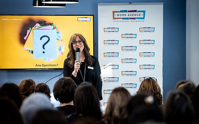 Debbie Sheldon at the Women in the Workplace event, 2020