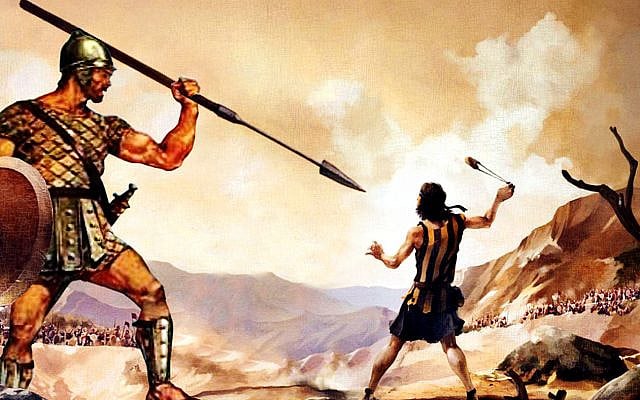 David vs. Goliath. (Twitter) David vs. Goliath. (Twitter)