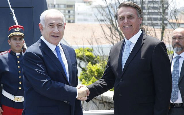 Jair Bolsonaro and Benjamin Netanyahu, in Rio de Janeiro, 2019.
Image: Fernando Frazão/Agencia Brasil