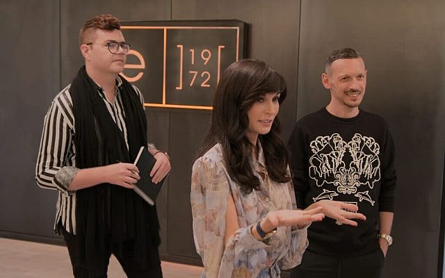 My Unorthodox Life: Season 1. Episode 2, Becoming a Haart. Pictured: (L-R) Robert Brotherton and Julia Haart. (courtesy of Netflix 2021, via The Jewish Chronicle) My Unorthodox Life: Season 1. Episode 2, Becoming a Haart. Pictured: (L-R) Robert Brotherton and Julia Haart. (courtesy of Netflix 2021, via The Jewish Chronicle)