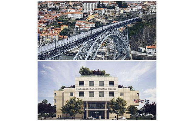 The City of Porto, Portugal and the Hadassah Hospital Mount Scopus Rehabilitation Center in Jerusalem.