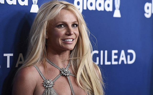 Britney Spears arrives at the 29th annual GLAAD Media Awards on April 12, 2018, in Beverly Hills, California. (Photo by Chris Pizzello/Invision/AP, File)