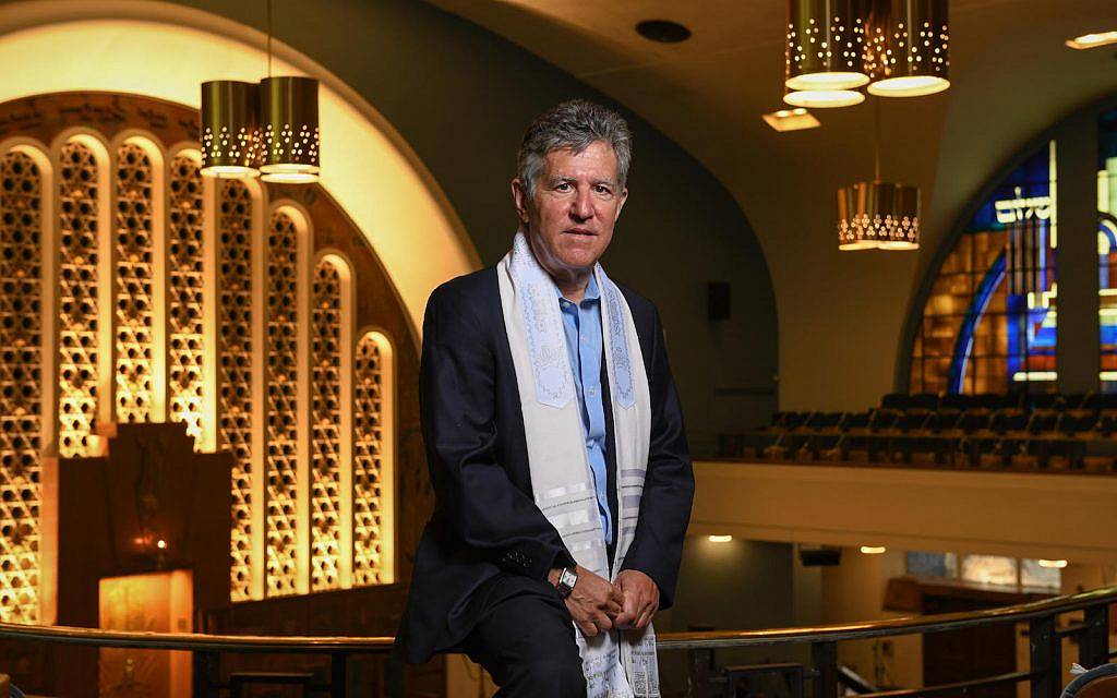 Rabbi Ammiel Hirsch. For one time use in TIMES OF ISRAEL (August 2021). Not for any  additional use unless a written permission granted by Shahar Azran.
Images are not transferable. (Shahar Azron)