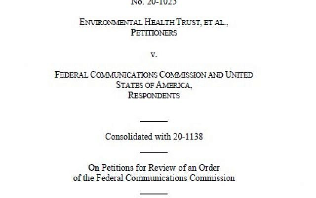 Opening page of the Decision by the Court of Appeals against the FCC (reproduced from https://www.cadc.uscourts.gov/internet/opinions.nsf   Copyright : Public Access to Court Electronic Records)