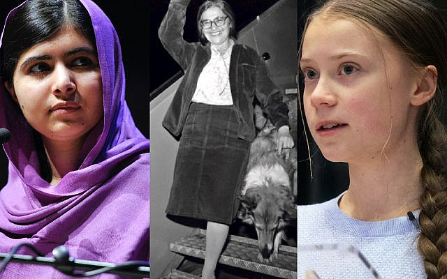 Malala, Ida Nudel and Greta (via Jewish News) Malala, Ida Nudel and Greta (via Jewish News)