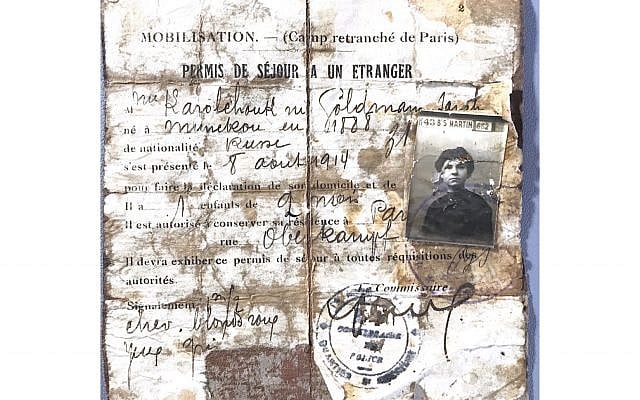 The author's grandmother’s French residence permit from 1914 includes a spelling of her husband’s original name, Karolchouk, before he and his brothers changed it to Carroll. (Courtesy) The author's grandmother’s French residence permit from 1914 includes a spelling of her husband’s original name, Karolchouk, before he and his brothers changed it to Carroll. (Courtesy)