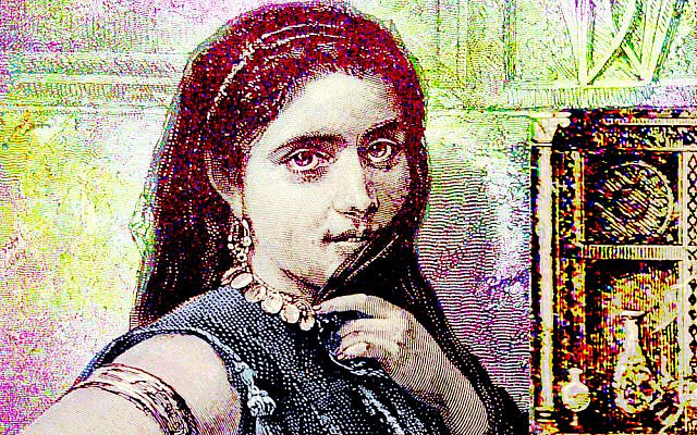 Elijah's daughter, my Naomi. (Modified and colorized image from the public domain book, Picturesque Egypt, published 1878, owned by the author.) Elijah's daughter, my Naomi. (Modified and colorized image from the public domain book, Picturesque Egypt, published 1878, owned by the author.)