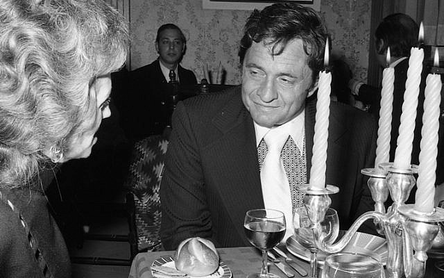 Johnny Cash in conversation with a guest at the reception in his honor in Jerusalem, November, 1971. Photo by IPPA Staff, the Dan Hadani Collection, the Pritzker Family National Photography Collection at the National Library of Israel. Johnny Cash in conversation with a guest at the reception in his honor in Jerusalem, November, 1971. Photo by IPPA Staff, the Dan Hadani Collection, the Pritzker Family National Photography Collection at the National Library of Israel.