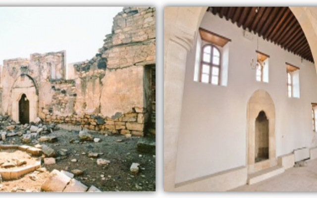 Kilis renovated synagogue: Before and After