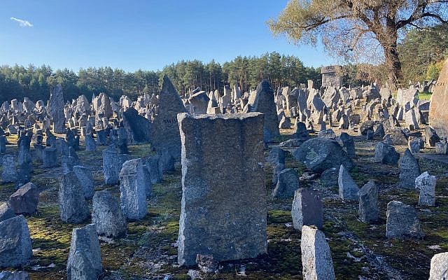 The memorial at Treblinka
